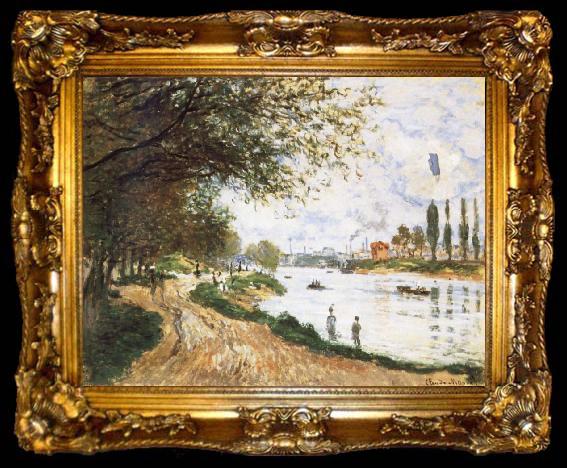 framed  Claude Monet The Isle La Grande Jatte, ta009-2